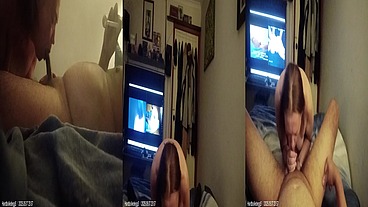 Hardboiledegg3 -& Amber has come over for another suck and puff while im watching porn in the back ground Homemade Melbourne Vic Jul 05, 2025 14mins long
