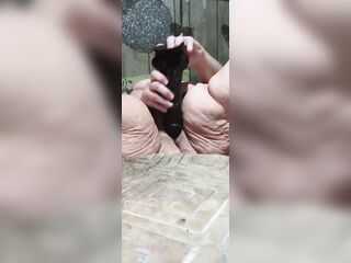 In Her Snatch Goes the Large Ebony Penis