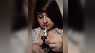 Smoking Quietly so my Bf Doesn't Wake Up