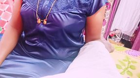 Indian Desi Stepson and Stepmom Crezy Fucking and Telugu Dirty Talks.