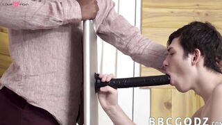Black man is here to pound his young lover bareback style