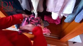 pov panties fetish. fetishist humiliation. guy steals neighbor s women s panties