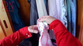 pov panties fetish. fetishist humiliation. guy steals neighbor s women s panties