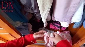 pov panties fetish. fetishist humiliation. guy steals neighbor s women s panties