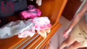pov panties fetish. fetishist humiliation. guy steals neighbor s women s panties