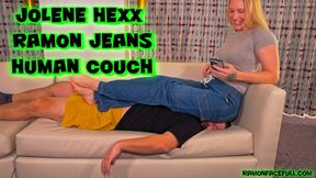 Jolene Hexx's Ramon Jeans Couch!