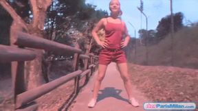 Busty Teen Jiggling Her Big Boobies Exercise and Fetish