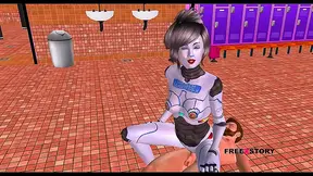 Seductive 3D Hentai Bot Takes Control in Reverse Cowgirl Ride Fantasy