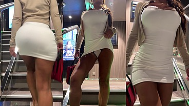 Hotel Stairs Upskirt