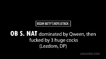 Exotic young Brazilian, OB S. Nat dominated by Qween GODDESS then fucked by 3 huge cocks (DP, Anal, BBC, monster cock, AT ...
