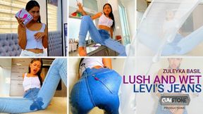 LUSH AND WET LEVIS JEANS