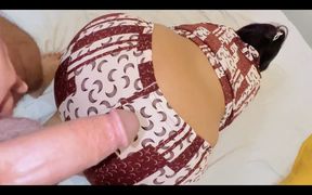 Hot Stepmom anal Fucked By Stepson's Friend when she rest on bed and watching porn video