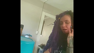Purple hair dreadhead ForsakenAngel Debut trailer (original audio)