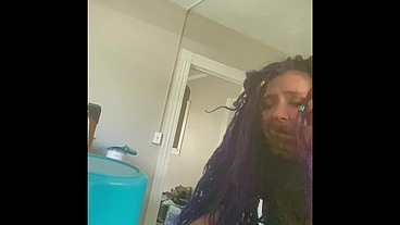 Purple hair dreadhead ForsakenAngel Debut trailer (original audio)