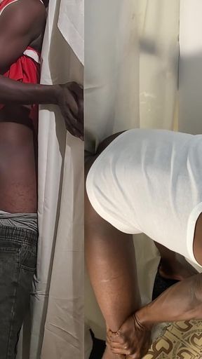 Gloryhole Sucking and Getting Fucked by Hamza the Straight Hausa Boy with the Hard Rock Dick