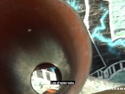 Arteya kneels down to suck his dick in a lost place! StevenShame.dating