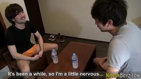 Japanese twinks bang ass