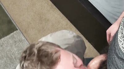 Lost in the Bush! Swallowing a Hairy Straight Man’s Cum Load