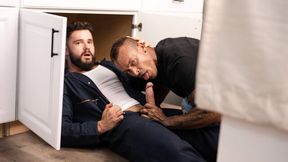 Hayden Harding and Reese Battle fuck on the couch