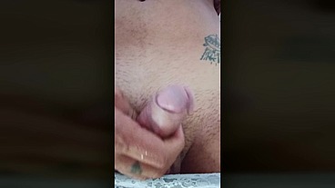 TS Angelique - cum on white High Heels