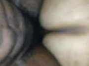 ASS WAY TOO BIG AND PHAT FOR GORILLA P BACKSEAT BUT HE STILL MANAGES TO CLAP CHEEKS!!!!!!!!!!!
