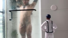 Giant Shows Himself Showering with a Tiny Human and Then Ends up Being Eaten