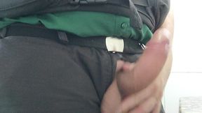 the cop masturbation in the bathroom