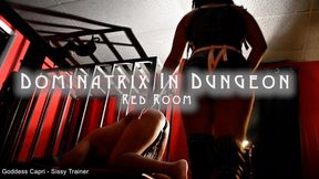 Dominatrix In Dungeon - Red Room