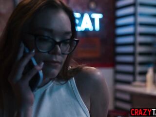 Katie Kush will save family bussines with her vagina and stranger drilled lustful big ass babe