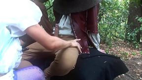 Suzie Best and Valerie Pearl play a magical fairy and a magical forest nymph