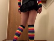 Sissy Crossdresser Showing Off New Outfit