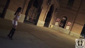 Crazy Latina Bitch Outdoor Public Naked Exhibitionism