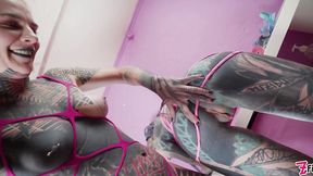SQUIRTING Compilation - ANAL &mdash;  SEXTOYS - Tattoo Girl Anuskatzz plays hard