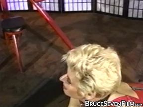Blonde succubus unchained for severe lesbo insertion