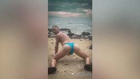 Cam Crest poses in a tight bikini