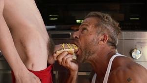 MEN - Athletic Joey Mills tease big dick