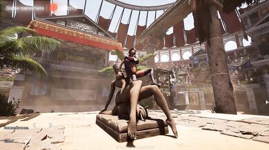 Lara Croft explores a tomb, but something goes wrong.