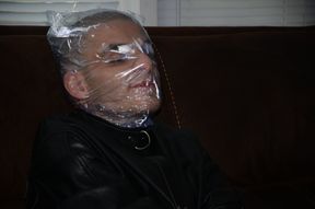 Jun 14 2022 - A relaxing time in my straitjacket with heat shrink wrap breath control