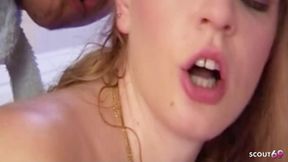 Blonde Big Titted Teen Jana or Fucked in the Ass by the Pool While on Vacation