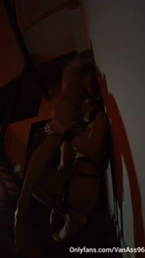 PAWG teen waitress tied up and fucked HARDCORE for hours afterparty