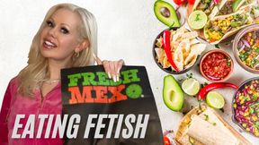 Eating Fetish: Messy Burrito Eating