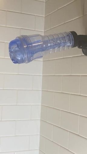 Key moment from &quot;Chubby Black Man Moans and Humps Fleshlight Until He Shoots Big Cumshot&quot;