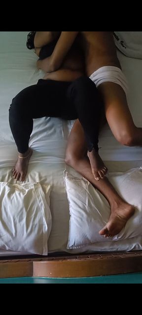 Hot romantic forplay with boyfrend and back side fucking