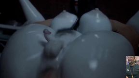 Small Transgender Cock Sadako Gets Anal Fucked, Tifa Deepthroats Aerith's Cock