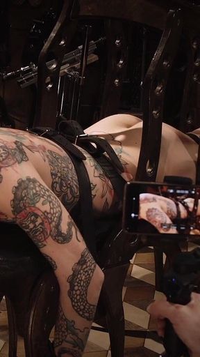 Nicky Foot Spanking Session: Bastinado Machine, Horny Reactions & Sensual Feet Tease