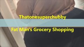 ThatoneSuperchubby Fat Man's Grocery Shopping