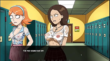 Portal Porn Demoniums [ PARODY HENTAI GAME ] Ep.7 EVIL MORTY don&#039_t like wet tshirt stuff !