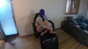 smoking, dirty talk & pussy tease in floral blazer