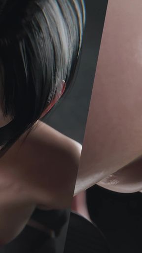 Yuffie Final Fantasy 7 - Wet Sloppy Blowjob Service [only Mask Version 4K]