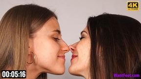 Seductive Girls Nose Play - 4K MP4